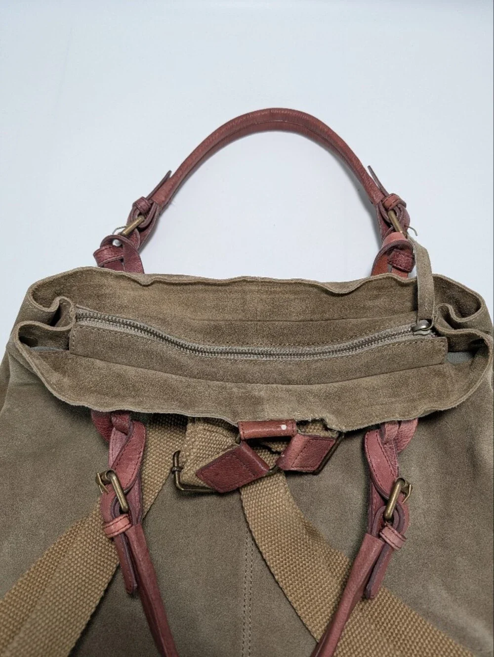 Free People We The Free Carson Convertible Leather Backpack / Tote - Flawed